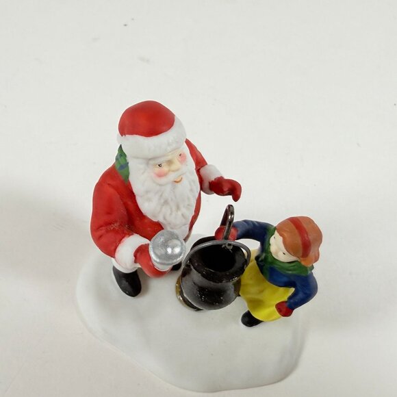 Dept 56 ’Tis The Season Santa Bell with Kettle 5539 5 Christmas in the City - Picture 7 of 9